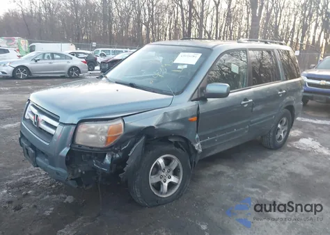 2008 Honda Pilot Ex-L from USA, damaged, VIN 5FNYF18708B005219